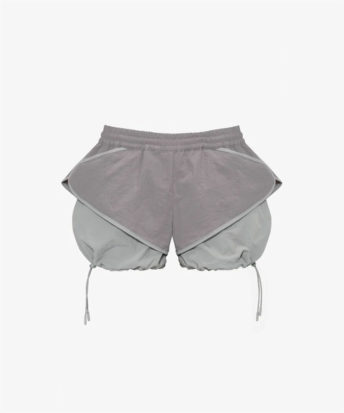 POOLDE(プールデ)の「NYLON PUFFY SHORTS(その他パンツ・レディース・グレー・FREE)」の6枚目の写真