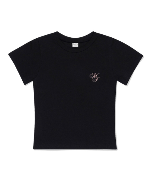 THEMORFHOUSE(ザモーフハウス)の「MORF スモールロゴプリントスリムフィット半袖Tシャツブラック(Tシャツ/カットソー・レディース・その他・MEDIUM/LARGE)」の1枚目の写真