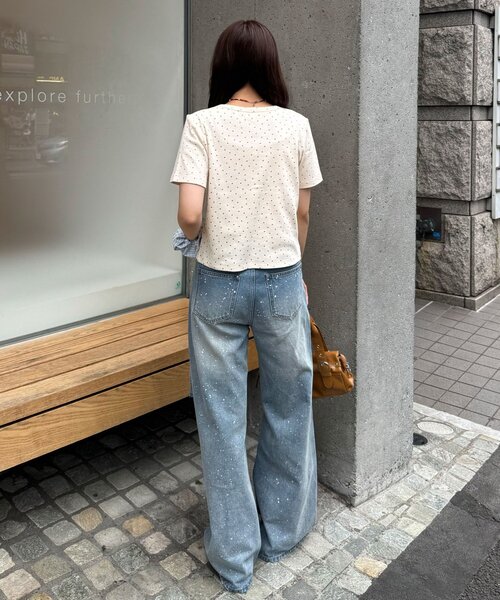 CIAOPANIC(チャオパニック)の「レースキャミセットスターコンパクトカーディガン(カーディガン/ボレロ・レディース・アイボリー/グレー・FREE)」の9枚目の写真