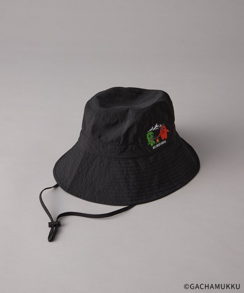 LEPSIM(レプシィム)の「【ガチャピン・ムック】ハット 1017915(ハット・レディース・ブラック・ONE SIZE)」の1枚目の写真