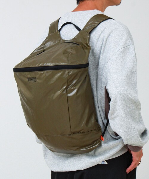 UNIVERSAL OVERALL(ユニバーサルオーバーオール)の「【UNIVERSAL OVERALL/ユニバーサルオーバーオール】Surplus rucksack(バックパック/リュック・メンズ・チャコールグレー/ダークカーキ・FREE)」の15枚目の写真