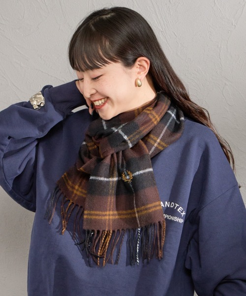 FRED PERRY｜フレッドペリーのマフラー（チェック柄）通販 - ZOZOTOWN