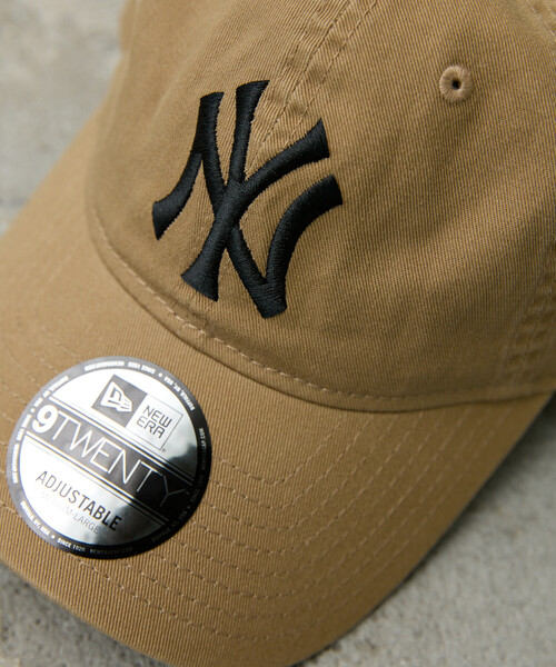 FREAK'S STORE(フリークスストア)の「New Era/ニューエラ 9TWENTY NY/ナイントゥエンティ ニューヨーク・ヤンキース(キャップ・レディース・キャメル/ベージュ/レッド・ONE SIZE)」の10枚目の写真