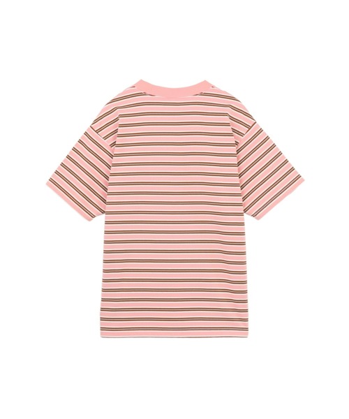 APEE BY A BATHING APE(エイピーバイアベイシングエイプ)の「APEE STRIPED TEE #2(Tシャツ/カットソー・レディース・ピンク/ネイビー・SMALL/X-SMALL)」の4枚目の写真