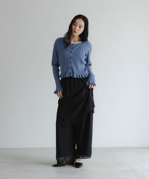LOWRYS FARM（ローリーズファーム）の「シアードットレイヤードパンツ　1048936（その他パンツ・レディース・ブラック/ブラック系その他/ドット・FREE）」の22枚目の写真