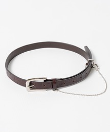 PRANK PROJECT | 【2026Autumn Pre-Order】2Wayチェーンレザーベルト / 2way Chain Leather Belt(ベルト)