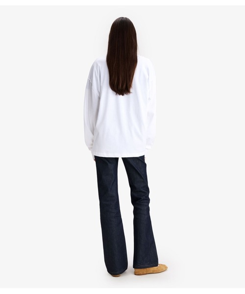A.P.C.（アーペーセー）の「JERSEY RUSTIQUE COTON BI（Tシャツ/カットソー・レディース・ダークネイビー/ホワイト・S）」の4枚目の写真