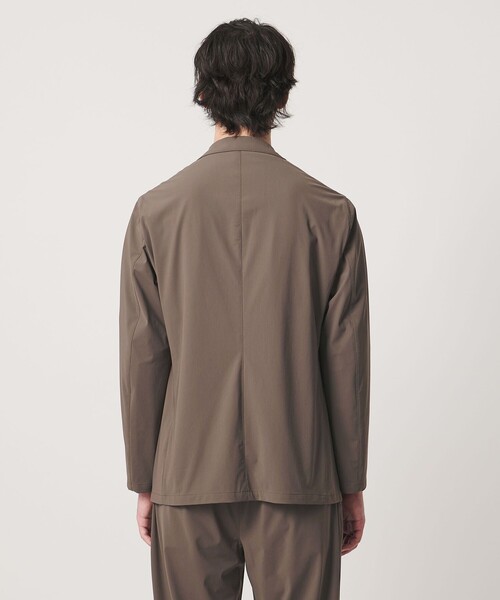 UNITED ARROWS(ユナイテッドアローズ)の「ナイロン/ポリウレタン エコニール シングル 2ボタン ジャケット タテヨコストレッチ(テーラードジャケット・メンズ・モカ/ブラック・S/XL/L/M)」の4枚目の写真