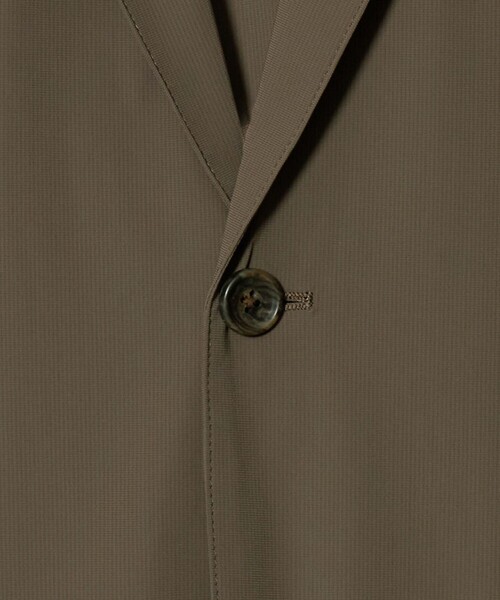 UNITED ARROWS(ユナイテッドアローズ)の「ナイロン/ポリウレタン エコニール シングル 2ボタン ジャケット タテヨコストレッチ(テーラードジャケット・メンズ・モカ/ブラック・S/XL/L/M)」の10枚目の写真