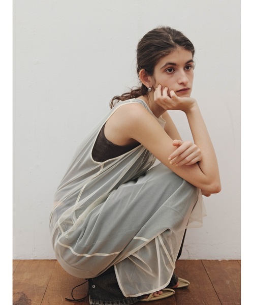 Katrin TOKYO(カトリーントーキョー)の「【Indian handiwork】bead embroidery sheer onepiece(ワンピース・レディース・キナリ/ブラック・FREE/XS)」の6枚目の写真