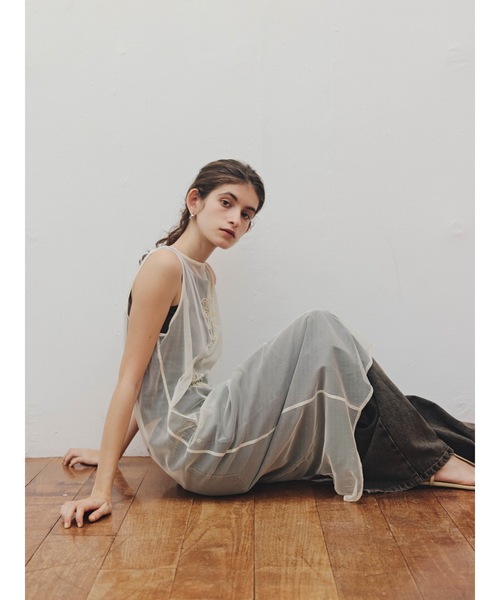Katrin TOKYO(カトリーントーキョー)の「【Indian handiwork】bead embroidery sheer onepiece(ワンピース・レディース・キナリ/ブラック・FREE/XS)」の7枚目の写真