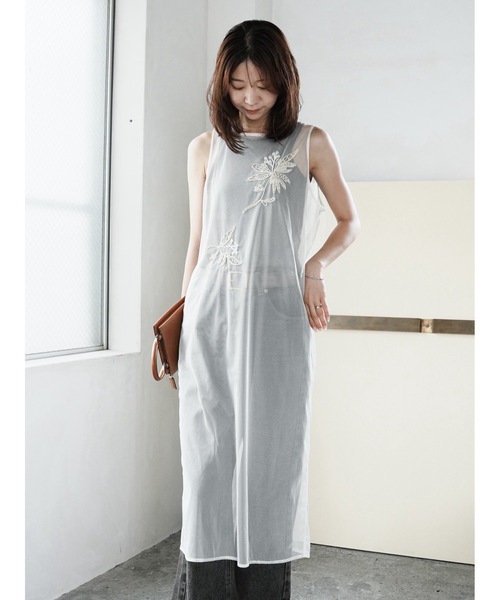 Katrin TOKYO(カトリーントーキョー)の「【Indian handiwork】bead embroidery sheer onepiece(ワンピース・レディース・キナリ/ブラック・FREE/XS)」の19枚目の写真