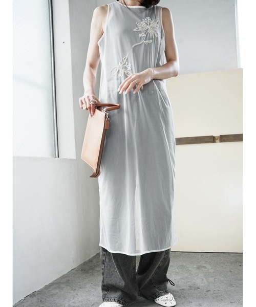 Katrin TOKYO(カトリーントーキョー)の「【Indian handiwork】bead embroidery sheer onepiece(ワンピース・レディース・キナリ/ブラック・FREE/XS)」の20枚目の写真