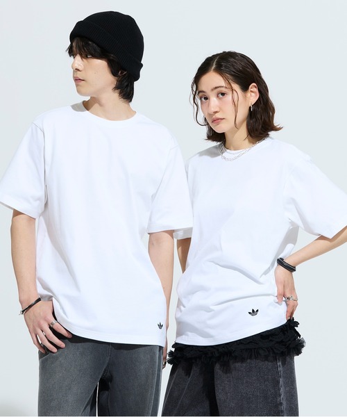 adidas(アディダス)の「ジャパン メイドフォーユー 半袖Tシャツ / アディダスオリジナルス adidas Originals(Tシャツ/カットソー・メンズ・ホワイト・X-SMALL/MEDIUM/X-LARGE/SMALL/XX-LARGE/XX-SMALL/3XL/LARGE)」の1枚目の写真