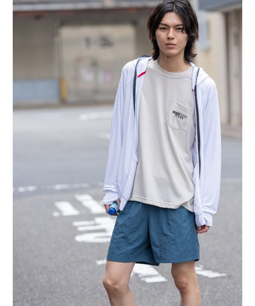 K-SWISS(ケースイス)の「【K-SWISS/ケースイス】接触冷感パーカー/UV対策ジップアップフードパーカー(パーカー・メンズ・ブラック/ホワイト/ネイビー・MEDIUM/LARGE/X-LARGE)」の7枚目の写真