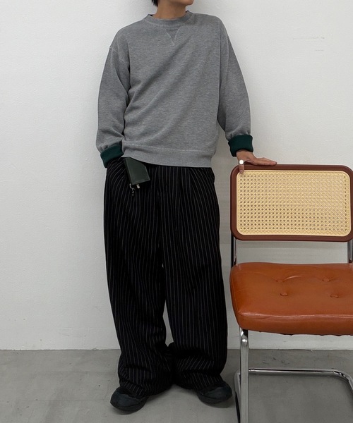 UNDERSTATEMENTs(アンダーステイトメント)の「【リバーシブルシリーズ】リバーシブルスウェットライククルーネックニット(ニット/セーター・メンズ・ブラウン/ライトグレー/ブラック・LARGE/MEDIUM)」の10枚目の写真
