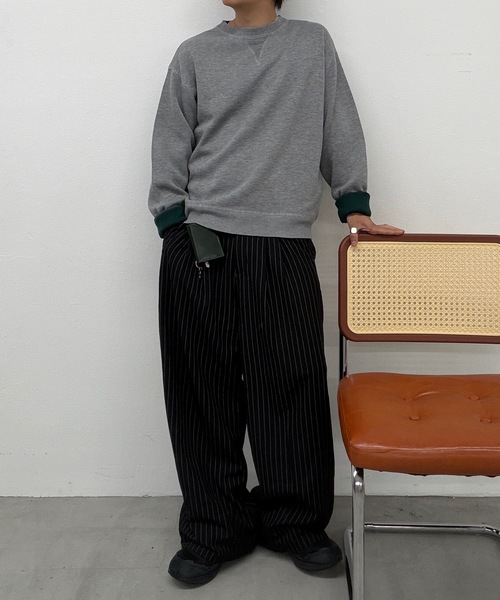 UNDERSTATEMENTs(アンダーステイトメント)の「【リバーシブルシリーズ】リバーシブルスウェットライククルーネックニット(ニット/セーター・メンズ・ブラウン/ライトグレー/ブラック・LARGE/MEDIUM)」の11枚目の写真