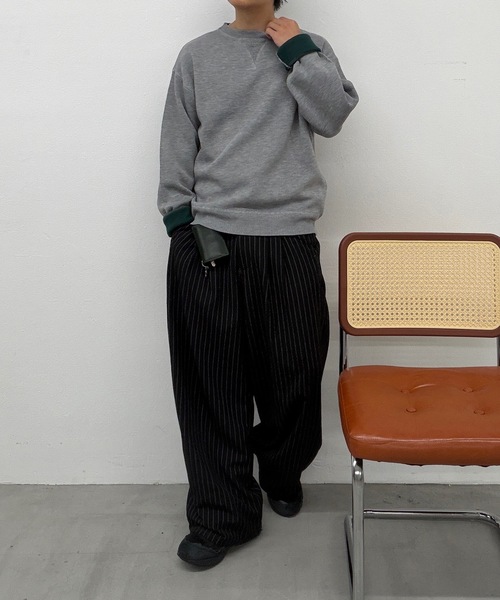 UNDERSTATEMENTs(アンダーステイトメント)の「【リバーシブルシリーズ】リバーシブルスウェットライククルーネックニット(ニット/セーター・メンズ・ブラウン/ライトグレー/ブラック・LARGE/MEDIUM)」の13枚目の写真