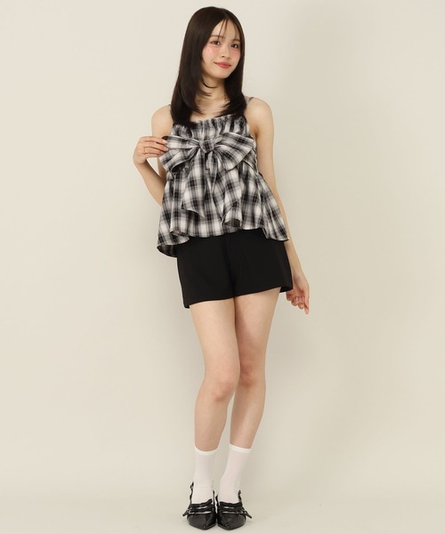 Heather(ヘザー)の「マルチWAYリボンブラウス 1066573(シャツ/ブラウス・レディース・ブラック系その他/ブラウン系その他/グレー・FREE)」の4枚目の写真