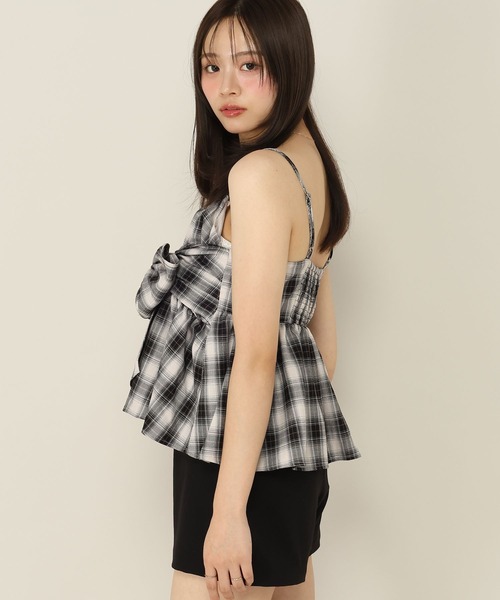 Heather(ヘザー)の「マルチWAYリボンブラウス 1066573(シャツ/ブラウス・レディース・ブラック系その他/ブラウン系その他/グレー・FREE)」の7枚目の写真