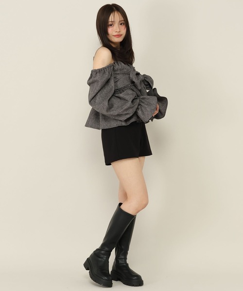 Heather(ヘザー)の「マルチWAYリボンブラウス 1066573(シャツ/ブラウス・レディース・ブラック系その他/ブラウン系その他/グレー・FREE)」の11枚目の写真