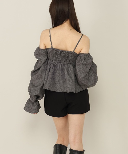 Heather(ヘザー)の「マルチWAYリボンブラウス 1066573(シャツ/ブラウス・レディース・ブラック系その他/ブラウン系その他/グレー・FREE)」の16枚目の写真