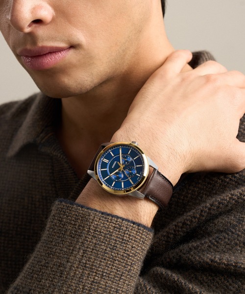 FOSSIL（フォッシル）の「フォッシル 腕時計 メンズ アナログ レザー FS6195（アナログ腕時計・メンズ・ブラウン・FREE）」の2枚目の写真