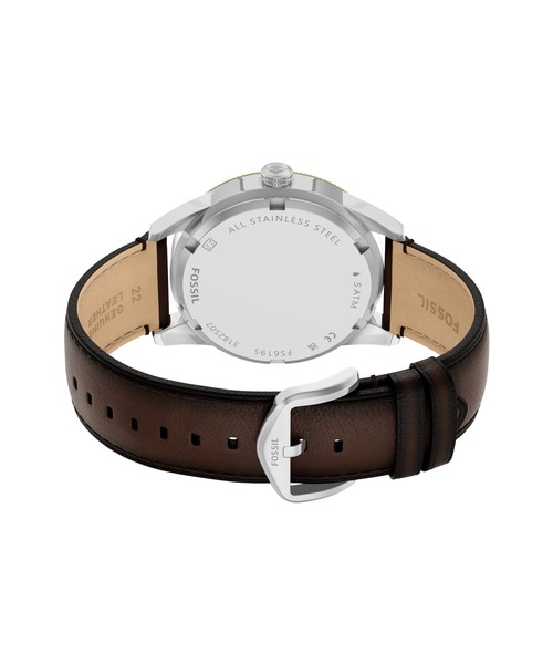 FOSSIL（フォッシル）の「フォッシル 腕時計 メンズ アナログ レザー FS6195（アナログ腕時計・メンズ・ブラウン・FREE）」の3枚目の写真