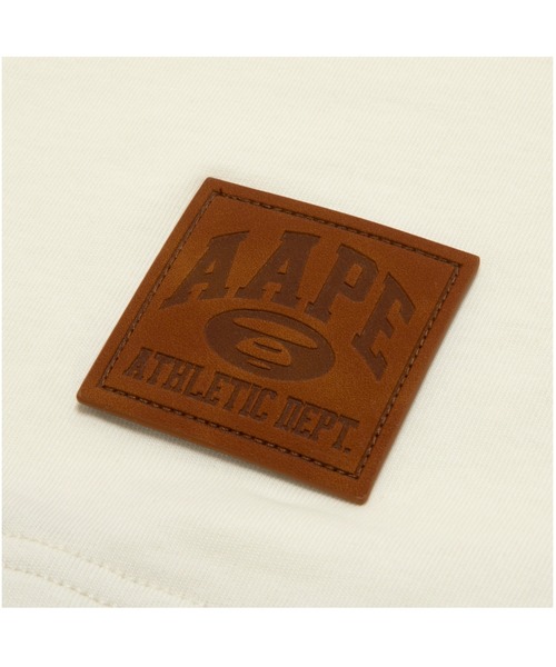 AAPE BY A BATHING APE（エーエイプバイアベイシングエイプ）の「AAPE MAIN LONG SLEEVE TEE（Tシャツ/カットソー・メンズ・ブラック/アイボリー・MEDIUM/LARGE/X-LARGE/SMALL）」の9枚目の写真