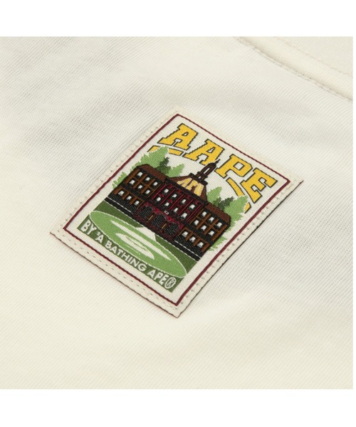 AAPE BY A BATHING APE（エーエイプバイアベイシングエイプ）の「AAPE MAIN LONG SLEEVE TEE（Tシャツ/カットソー・メンズ・ブラック/アイボリー・MEDIUM/LARGE/X-LARGE/SMALL）」の10枚目の写真