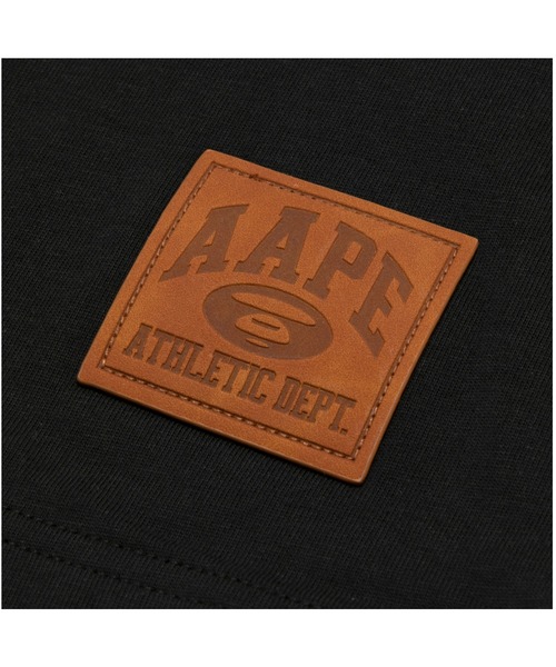 AAPE BY A BATHING APE（エーエイプバイアベイシングエイプ）の「AAPE MAIN LONG SLEEVE TEE（Tシャツ/カットソー・メンズ・ブラック/アイボリー・MEDIUM/LARGE/X-LARGE/SMALL）」の4枚目の写真
