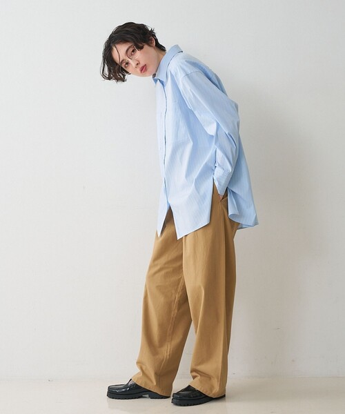 collex(コレックス)の「パッチポケット バックギャザーシャツ(シャツ/ブラウス・レディース・ライトブルー/イエロー系その他・フリー)」の22枚目の写真