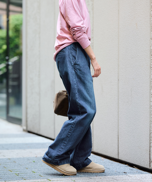 FRAMeWORK（フレームワーク）の「DENIM DELIGHT DAYS セルヴィッチデニムスラックス（デニムパンツ・レディース・ブルー系その他・28/30）」の7枚目の写真