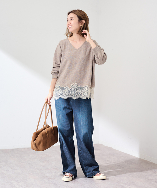 FRAMeWORK（フレームワーク）の「DENIM DELIGHT DAYS セルヴィッチデニムスラックス（デニムパンツ・レディース・ブルー系その他・28/30）」の22枚目の写真
