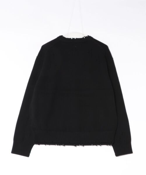 ALLSAINTS(オールセインツ)の「WOLF OVERSIZED WOOL BLEND JUMPER | WOLF オーバーサイズ ウール ブレンド ニット・セーター(ニット/セーター・メンズ・ブラック・XS/M)」の7枚目の写真