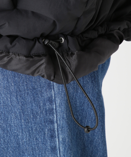 U by SPICK&SPAN(ユーバイスピックアンドスパン)の「タスランナイロン撥水ミドルダウン(ダウンジャケット/コート・レディース・アイボリー/ブルー/ブラック・38/36)」の20枚目の写真