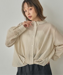 ストライプツイストシャツ