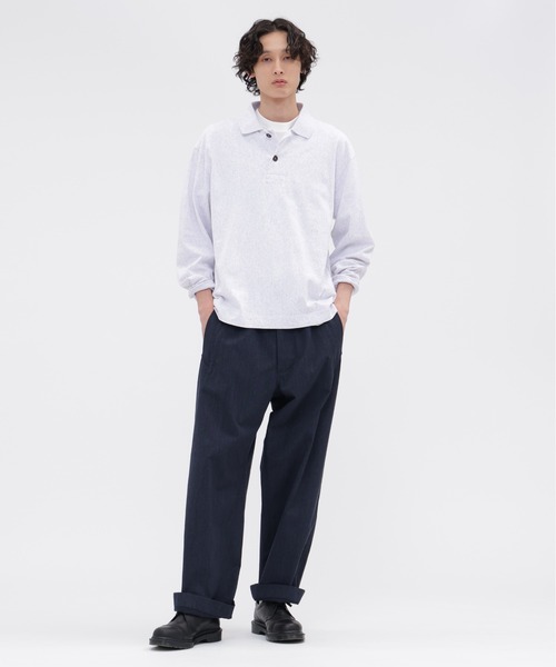 MHL.(エムエイチエル)の「WOOL COTTON TWILL(その他パンツ・メンズ・ネイビー/グレー・SMALL/MEDIUM/LARGE)」の9枚目の写真
