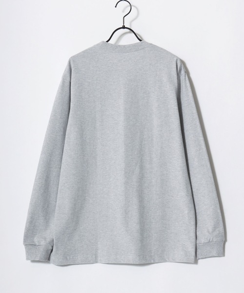 HANES（ヘインズ）の「Hanes/へインズ BEEFY/ビーフィー 無地 クルーネック 長袖Tシャツ/ロンT/1P パックT/レディース メンズ（Tシャツ/カットソー・メンズ・ブラック/マスタード/ネイビー/グレー/ホワイト/ダークグレー/グレイッシュベージュ・XL/S/M/L）」の16枚目の写真