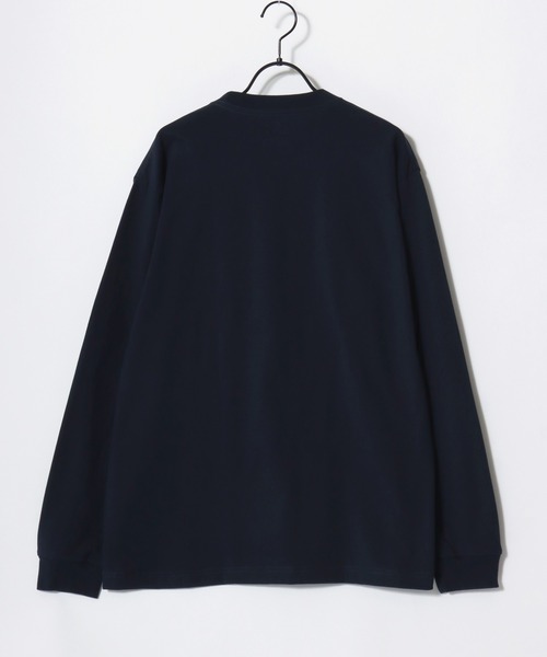 HANES（ヘインズ）の「Hanes/へインズ BEEFY/ビーフィー 無地 クルーネック 長袖Tシャツ/ロンT/1P パックT/レディース メンズ（Tシャツ/カットソー・メンズ・ブラック/マスタード/ネイビー/グレー/ホワイト/ダークグレー/グレイッシュベージュ・XL/S/M/L）」の14枚目の写真