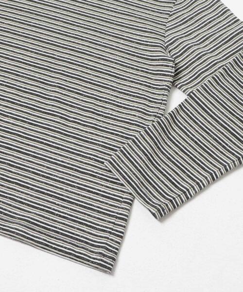 FORK&SPOON(フォークアンドスプーン)の「FORK&SPOON プレーティングボーダーロングスリーブTシャツ(Tシャツ/カットソー・レディース・パープル/チャコールグレー・1)」の12枚目の写真
