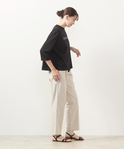 MELROSE claire（メルローズ クレール）の「【ツイルストレッチタックゆるテーパードパンツ】（その他パンツ・レディース・キャメル/ブラウン系その他/ライトグレー/ダークブラウン・1/3/4/2）」の12枚目の写真