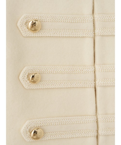 EIMY ISTOIRE(エイミーイストワール)の「NAPOLEON WOOL JACKET(ノーカラージャケット・レディース・ネイビー/ブラック/アイボリー・36/38)」の11枚目の写真