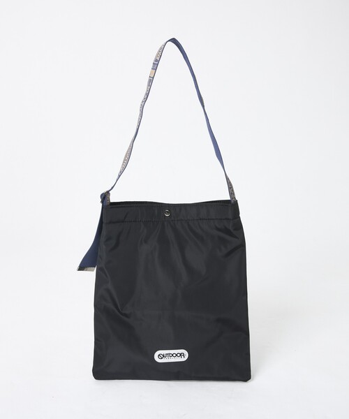 OUTDOOR PRODUCTS(アウトドアプロダクツ)の「【OUTDOOR PRODUCTS】Jacquard Tape Tote ロゴテープ 縦型トートバッグ / ユニセックス(トートバッグ・メンズ・ブラック・フリー)」の12枚目の写真