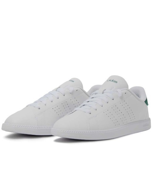 adidas（アディダス）の「【別注】アディダス adidas AP ALPHA SLEEK 限定コラボ（スニーカー・レディース・ホワイト×グリーン・23.0cm/23.5cm/24.5cm/24.0cm/25.0cm/25.5cm/26.0cm）」の4枚目の写真