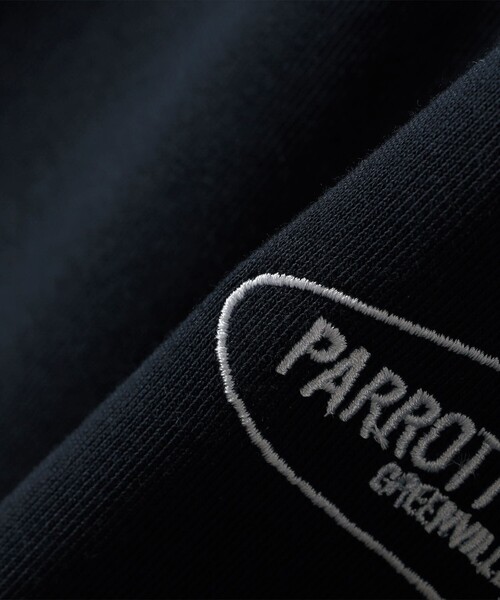 PARROTT CANVAS(パロットキャンバス)の「PARROTT CANVAS: カーブ スウェット パンツ(スウェットパンツ・レディース・ネイビー/グレー・ONE SIZE)」の11枚目の写真