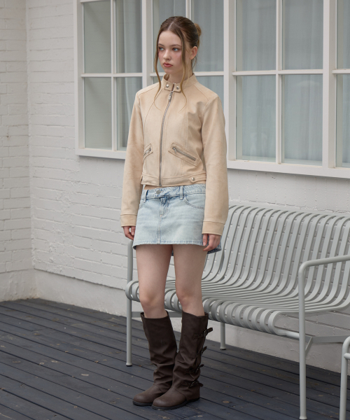 ROSEFRANTZ（ロゼフランツ）の「Suede Racer Jacket [Beige]（その他アウター・レディース・Beige・OS）」の11枚目の写真