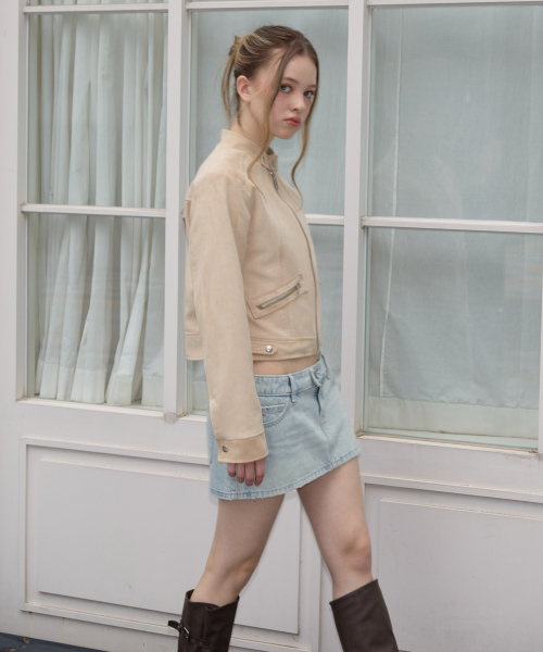 ROSEFRANTZ（ロゼフランツ）の「Suede Racer Jacket [Beige]（その他アウター・レディース・Beige・OS）」の12枚目の写真
