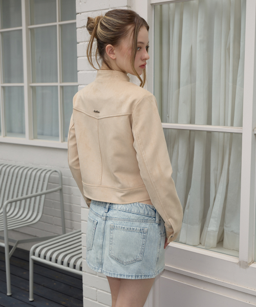 ROSEFRANTZ（ロゼフランツ）の「Suede Racer Jacket [Beige]（その他アウター・レディース・Beige・OS）」の17枚目の写真