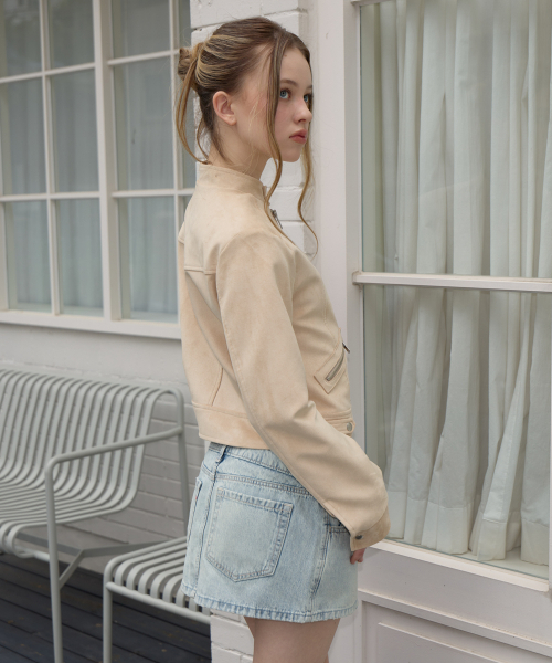ROSEFRANTZ（ロゼフランツ）の「Suede Racer Jacket [Beige]（その他アウター・レディース・Beige・OS）」の18枚目の写真